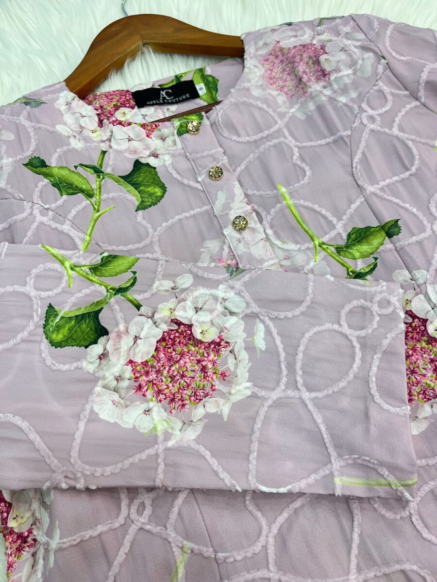 ADINDA KURUNG MIX COTTON EMBROIDERY DUSTY PINK - Image 2