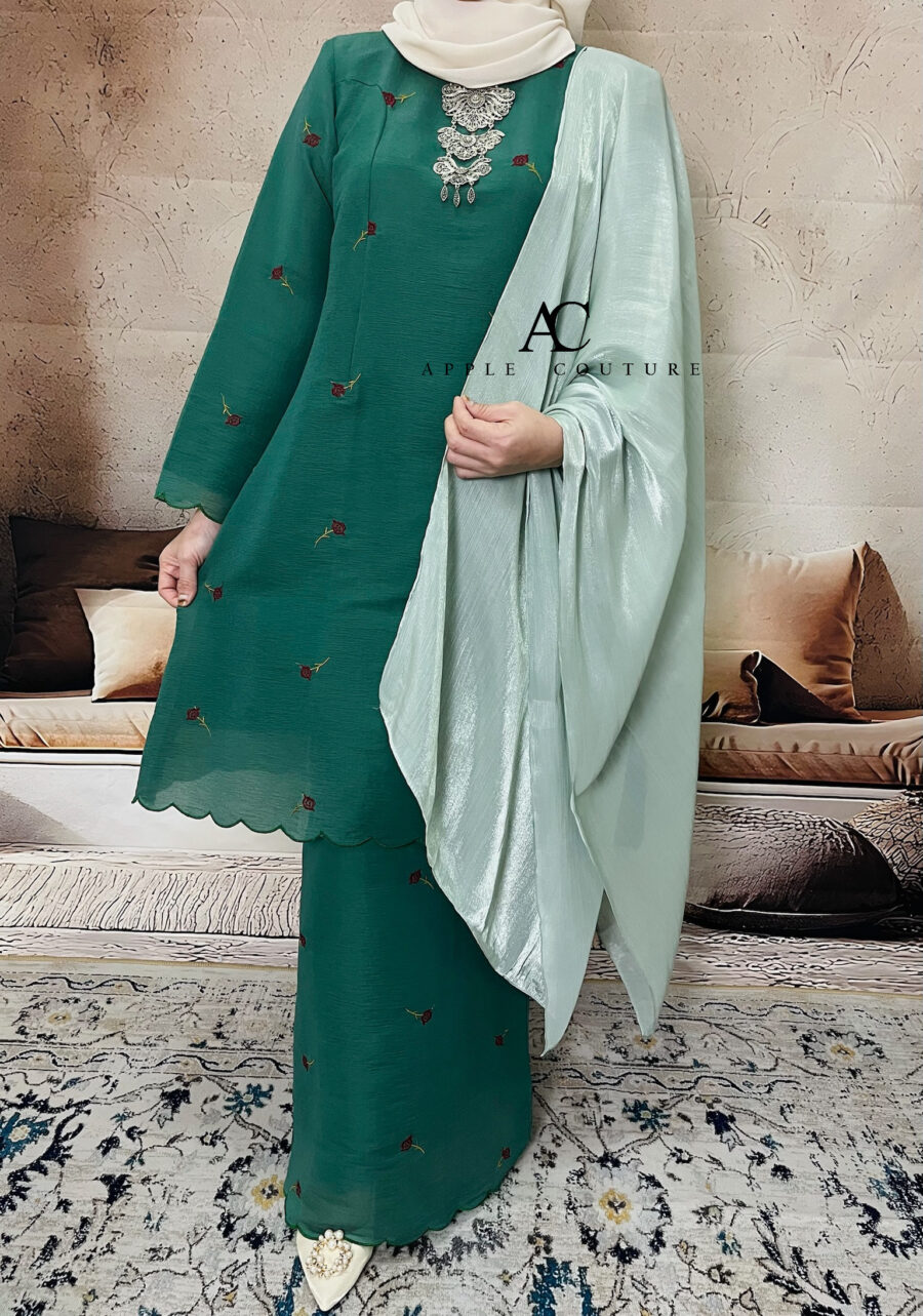 CAMELIA KURUNG SOFT ORGANZA GREEN