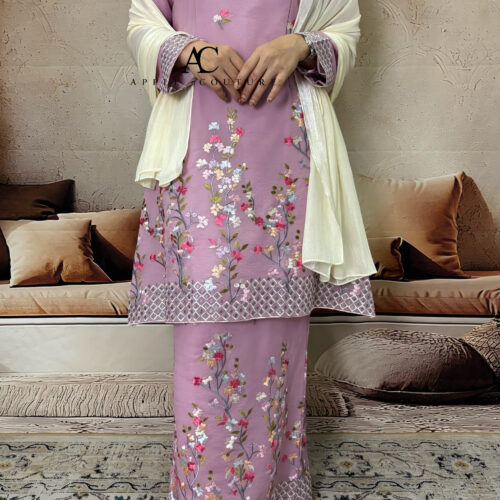 CAMELIA KURUNG PREMIUM ORGANZA LILAC