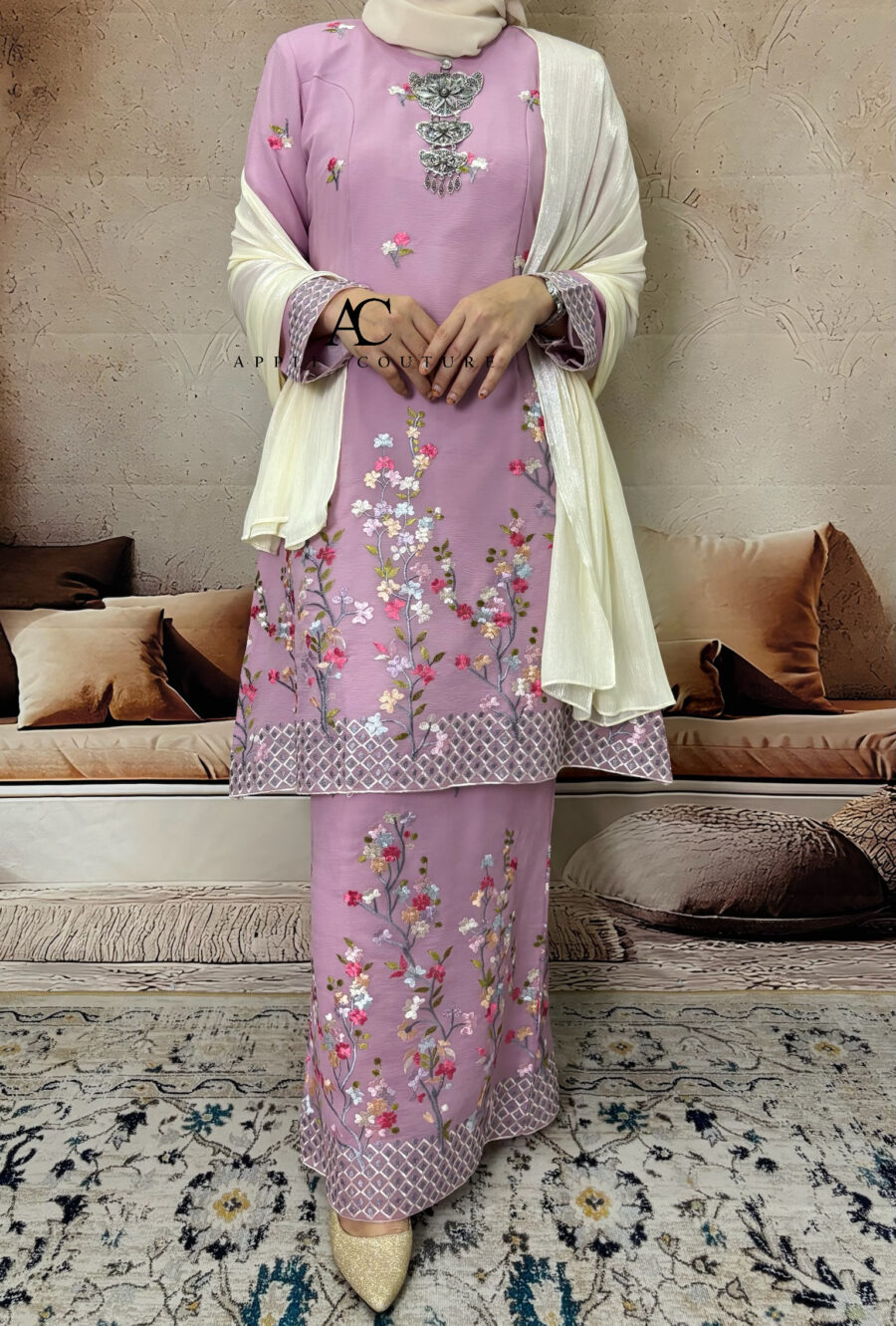 CAMELIA KURUNG PREMIUM ORGANZA LILAC