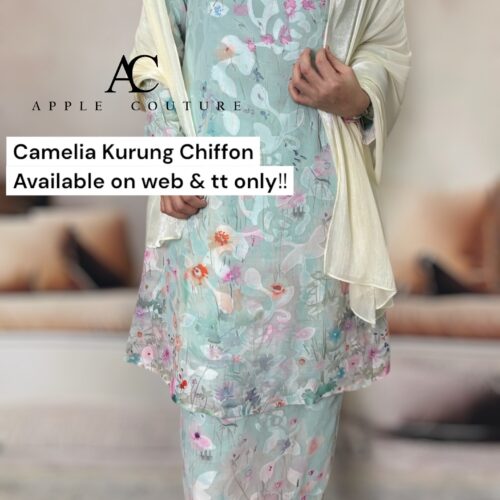 CAMELIA KURUNG MODEN CHIFFON CREPE OPEL MINT