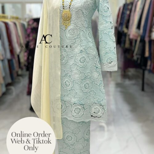 CAMELIA KURUNG PREMIUM LACE BLUEMINT