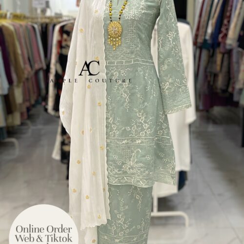 CAMELIA KURUNG PREMIUM ORGANZA MINT