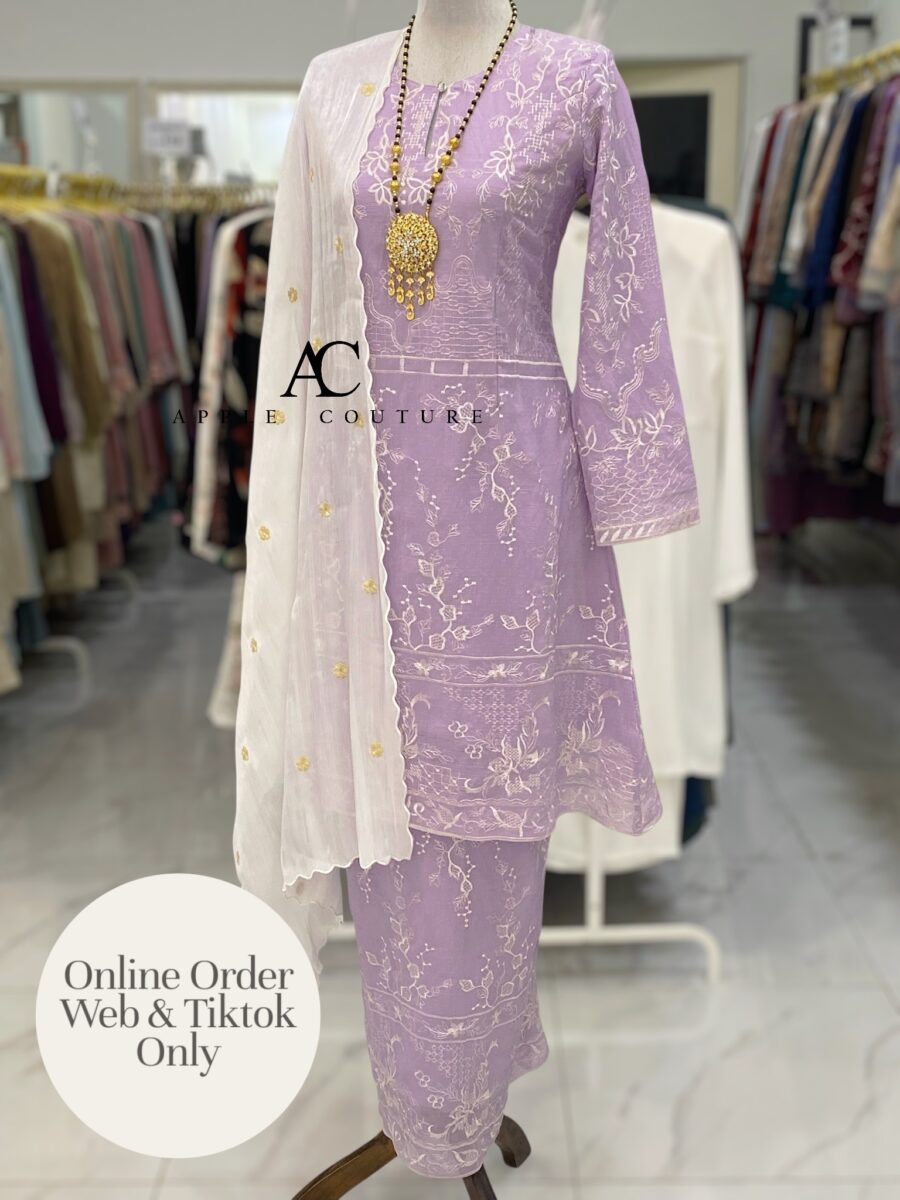 CAMELIA KURUNG PREMIUM ORGANZA PURPLE