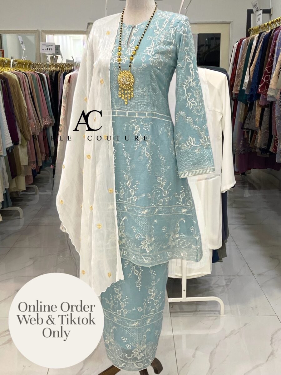CAMELIA KURUNG PREMIUM ORGANZA BABY BLUE