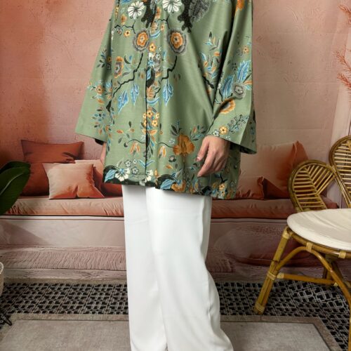 APPLE BATIK TOP SAGE GREEN