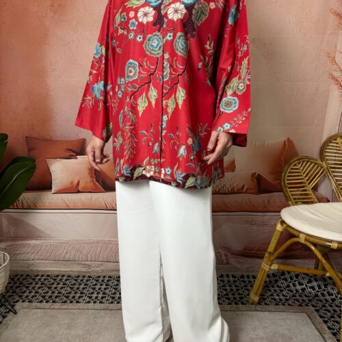 APPLE BATIK TOP RED