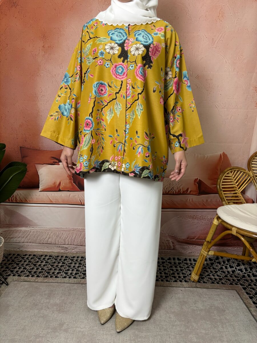 APPLE BATIK TOP BLACK - Image 2