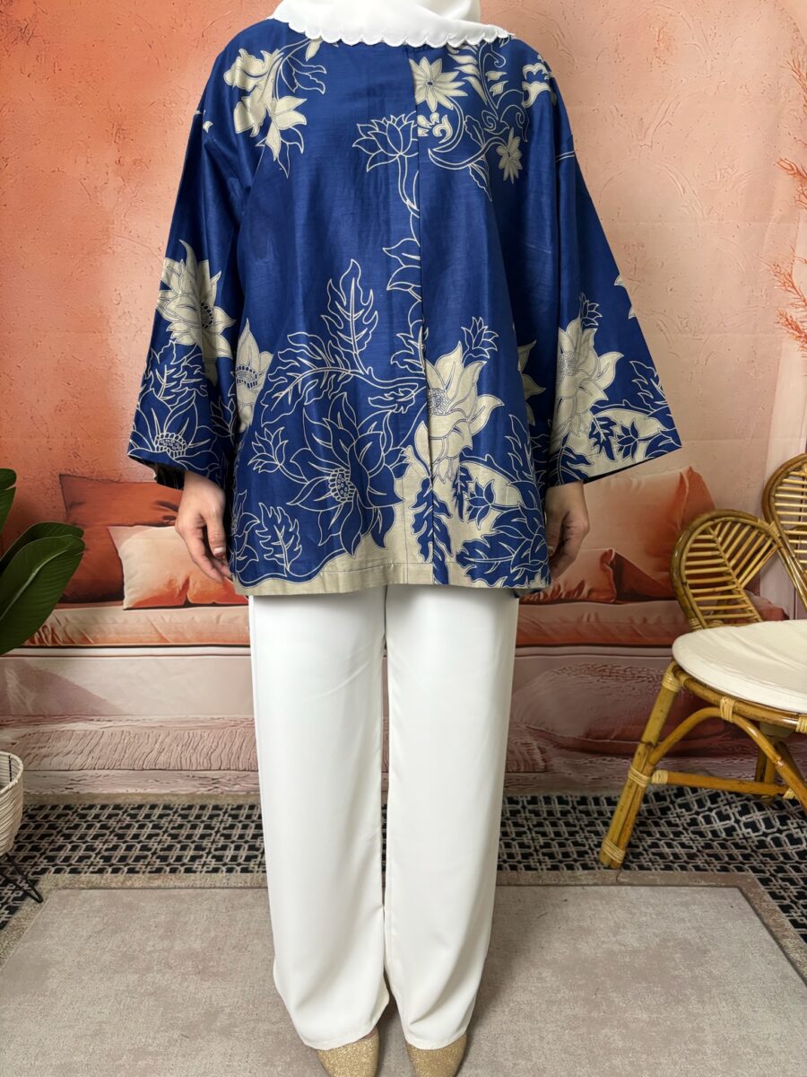 APPLE BATIK TOP ROYAL BLUE - Image 2