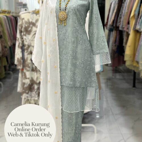 CAMELIA KURUNG PREMIUM ORGANZA MINT