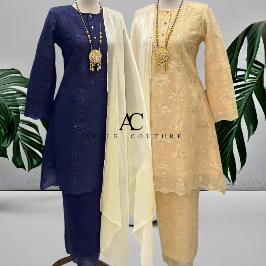 ADINDA KURUNG PREMIUM ORGANZA LAVENDER - Image 2