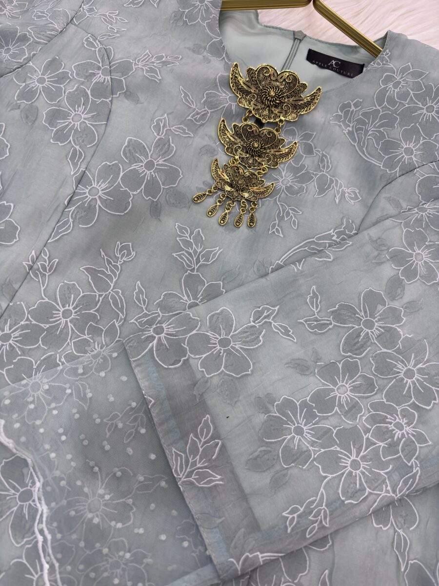 CAMELIA KURUNG PREMIUM ORGANZA MINT - Image 2