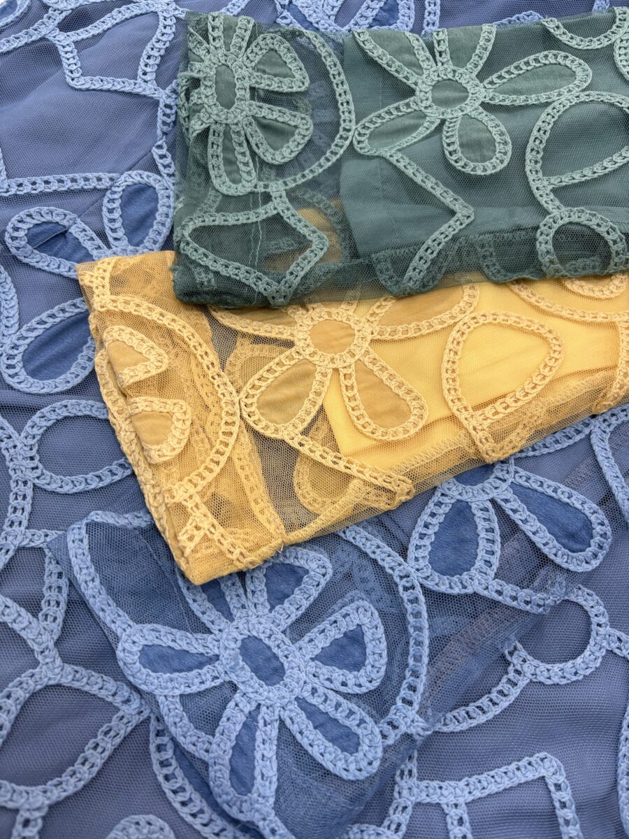 CAMELIA KURUNG PREMIUM LACE EMBROIDERY SPRUCETONE - Image 3
