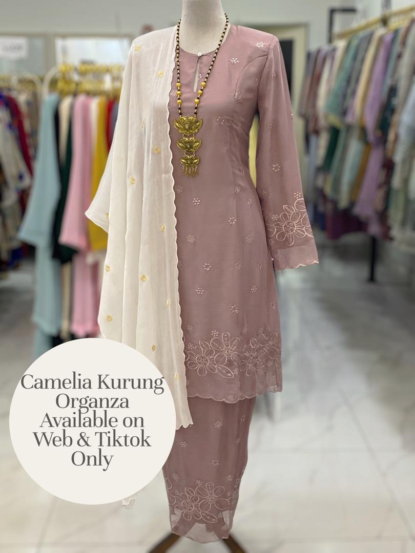 CAMELIA KURUNG PREMIUM ORGANZA DUSTY PLUM
