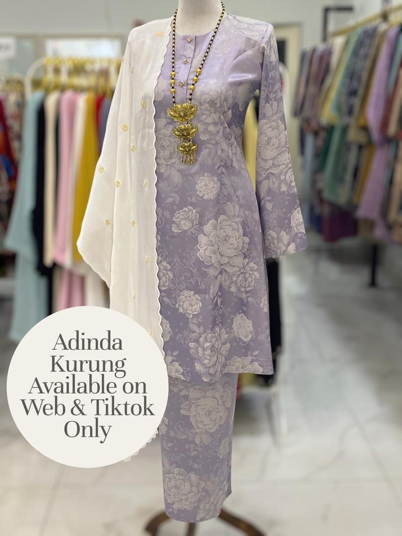 ADINDA KURUNG SOFT JACQUARD SOFT PURPLE