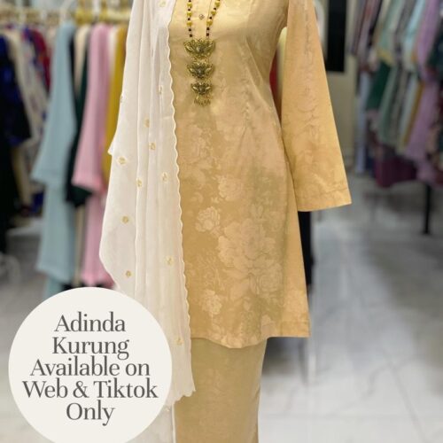 ADINDA KURUNG SOFT JACQUARD YELLOW BUTTER