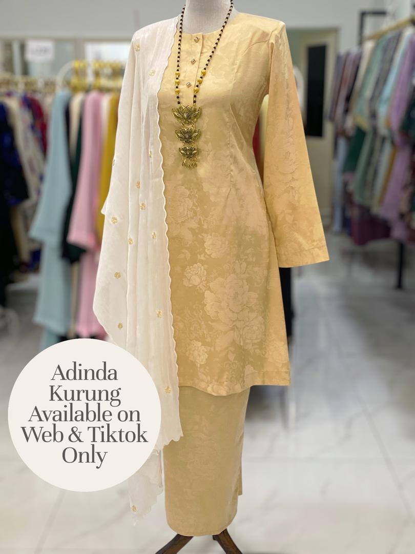 ADINDA KURUNG SOFT JACQUARD YELLOW BUTTER