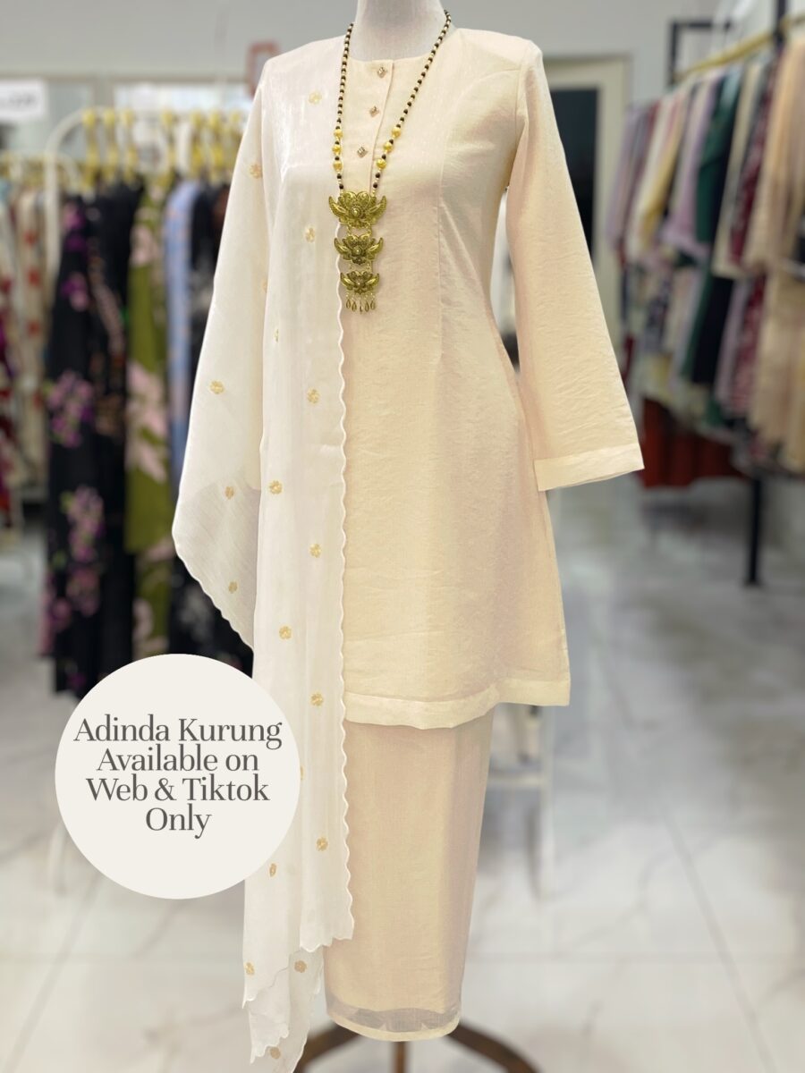 ADINDA KURUNG ORGANZA SHIMMER CREAM