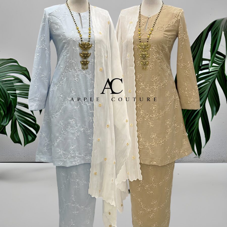 CAMELIA KURUNG MODEN SOFT COTTON SOFT YELLOW - Image 4