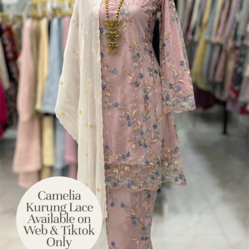CAMELIA KURUNG PREMIUM LACE PINK