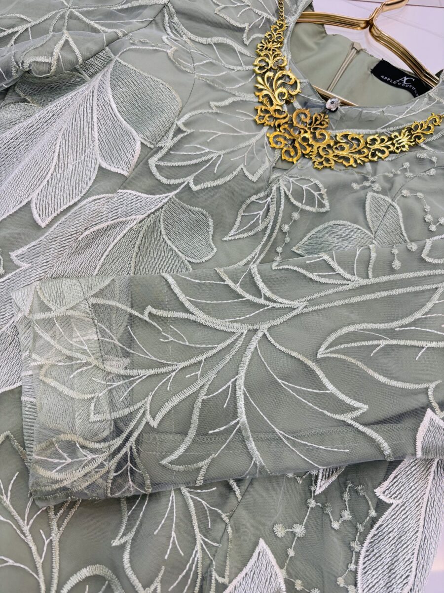 CAMELIA KURUNG PREMIUM LACE SAGE GREEN - Image 2