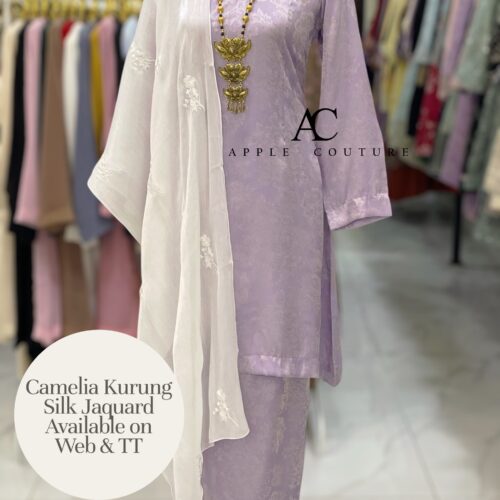 CAMELIA KURUNG SOFT JACQUARD SOFT PURPLE
