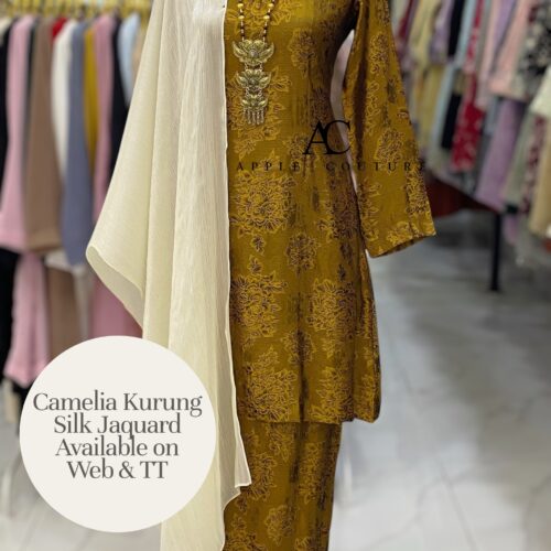 CAMELIA KURUNG SOFT JACQUARD GOLD