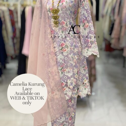 CAMELIA KURUNG MODEN SULAM LACE PURPLE